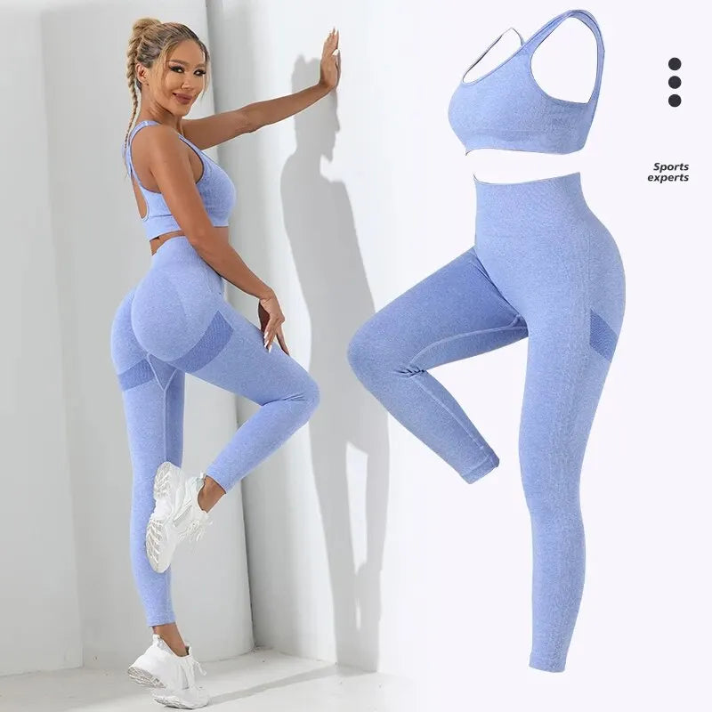 Crisscross Yoga Set with Tummy Control